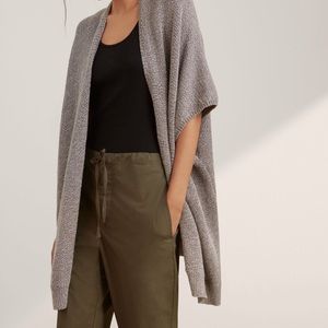 Aritzia community poncho style sweater
